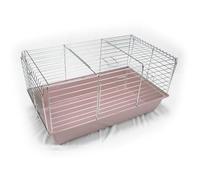 ZooPaul Jaula para conejos, tamaño XL, 78 x 47 x 37 cm, color rosa