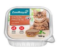 ZooRoyal Comida para gatos de pato sobre aspico, 16 unidades (16 x 100 g)