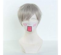 Zootopia conejo oficial Judy Hopps hombres 10 "gris corto recto fibra de alta temperatura pelucas de pelo sintético Cosplay