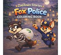 ZooTown Stories: Fox Police Coloring Book for Adults: Intricate Adult Coloring Book Featuring Animal Police Scenes for Stress Relief