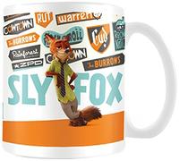 Zootropolis Sly Fox - Taza de cerámica, Multicolor
