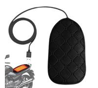 Zopoee Almohadilla para Asiento De Motocicleta Almohadilla Térmica con 2 | Alfombrilla De Asiento De Moto Con Calefacción Para Invierno Para Clima Frío Scooter Moto De Nieve Negro Coche de bateria
