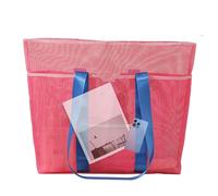 Zopoee Bolsas de playa de malla para mujer, de almacenamiento para bañador, de transporte, para vacaciones familiares, gimnasio, clases de natación, verano, actividades al aire libre, excursiones