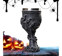 Zopoee Copa de vino gótica, diseño retro con garra de dragón en 3D, para cerveza, versátil estilo retro
