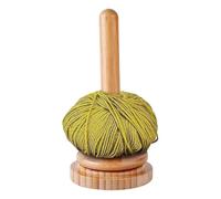 Zopoee Soporte para de ganchillo, soporte para ganchillo, soporte para bolas de , soporte para bolas de de punto uniforme y ganchillo, rodillo de lana de madera
