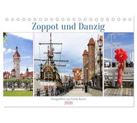 Zoppot und Danzig (Tischkalender 2026 DIN A5 quer), CALVENDO Monatskalender: Zwei Traumziele an der polnischen Ostseeküste