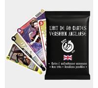 ZORA TCG - Lote de 50 cartas de una pieza inglesas - cartas auténticas - sin clasificar - duplicados posibles, ideal para principiantes, colección - ensamblado en Francia