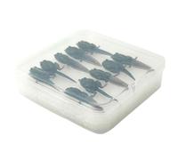 ZoraYorce 10 señuelos de pesca blandos de renacuajo, señuelos artificiales, señuelos biónicos, señuelos para lucio, perca