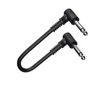 ZoraYorce 15 cm Instrumentos Musicales Patch Cable 6,35 Guitarra Eléctrica Pedal Cable Cable Cable