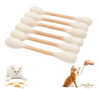ZoraYorce 6 juguetes interactivos para gatos con hierba gatera, juguetes para masticar, cuerdas dentales, control del aburrimiento, duradero, para gatos