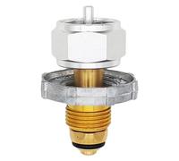 ZoraYorce Adaptador de tanque de propano portátil de aleación de aluminio, convertidor de salida de recarga, adaptador de recarga de botellas de propano para botella de gas de cobre, boquilla de