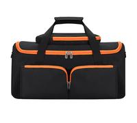 ZoraYorce Bolsa de almacenamiento universal de audio con bolsillos para micrófono, funda portátil de gran capacidad, bolsillos acolchados para PartyBox On-The-Go Essential