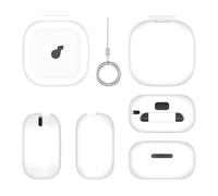 ZoraYorce Carcasa de silicona con mosquetón para Anker Soundcore P31i (color blanco)