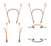 ZoraYorce Correa antipérdida para QuietComfort Earbuds 2, agradable al tacto, fácil de usar (naranja)