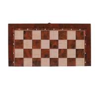 ZoraYorce Desarrollo de pensamiento estratégico, tablero de ajedrez 3 en 1, 29 x 29 cm, tablero de ajedrez grande, backgammon, tablero de ajedrez plegable, no tóxico, para niños y adultos