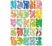 ZoraYorce DIY 3D Creative Paper Jigsaw Puzzle Smart Paper Jigsaw Puzzle Set Early Education Craft Assembly Toy for Classroom & Family Fun Activity (Dinosaurios)