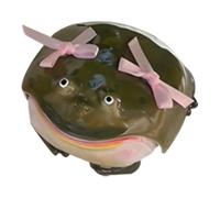 ZoraYorce Earbuds Case Compatible for 4/Pro 3, Handmade Ugly Frog Design Earphone Protective Case, Anti-Scratch Creative Animals Wireless Earphone Protector Cover