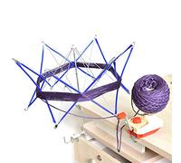 ZoraYorce Enrolladora de hilo, pinza para paraguas, máquina de ovillos manual, práctica, portátil, manual, práctica, multifuncional para el hogar