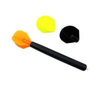 ZoraYorce Flotador de pesca de carpa con cola intercambiable, flotador de profundidad de agua, flotador de pesca reutilizable, aparejos, flotador de pesca de repuesto