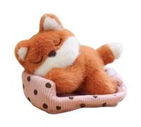 ZoraYorce Juego de animales durmientes de 5,91 pulgadas con nido, suave | ZoraYorce Sleepy Bunny Plush Set Nest Bed; Mini Kawaii peluches para coleccionar; relleno de algodón PP suave; para
