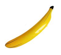 ZoraYorce Juego inflable de plátano, decoración de frutas de PVC para | Grueso sin costuras para fiestas de novia, fiesta de compromiso, accesorios de entretenimiento acuático para adultos y niños