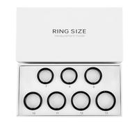 ZoraYorce Kit de tamaño de anillo inteligente. El tamaño del kit primero antes de comprar 7 tamaños de anillos de patrón. Tamaño de la herramienta de medición del anillo antes de comprar los tamaños