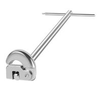 ZoraYorce Llave de lavabo ajustable de 11 pulgadas, capacidad de mordaza de 3/8 a 1-1/4 pulgadas, llave de grifo para espacios estrechos