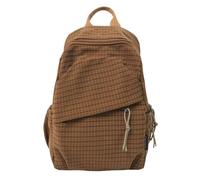 ZoraYorce Nylon Plaid College School Bookbag Multifunctional Chest Bag Campus Student Bookbag for Travel School Work Outdoor Daily Use, marrón, 12.6 x 10.43 x 5.71Zoll, Informal