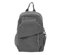 ZoraYorce Nylon Plaid College School Bookbag Multifunctional Chest Bag Campus Student Bookbag for Travel School Work Outdoor Daily Use, gris, 12.6 x 10.43 x 5.71Zoll, Informal