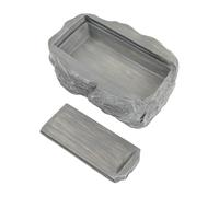 ZoraYorce Outdoor Hidden Key Storage Rock Large Size Realistic Hidden Key Holder Looks & Feels Like Real Stone for Outdoor Garden or Yard Geocaching