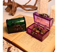 ZoraYorce para resina epoxi, estilo cofre del tesoro, nuevo molde de resina epoxi, novedades 2022, moldes de silicona DIY para almacenamiento de monedas