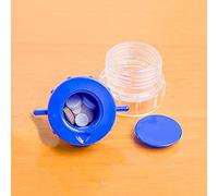 ZoraYorce Pulverizador de pastillas, pulverizador de medicina, compartimento de almacenamiento, picadora de píldoras, molinillo, pulverizador de píldoras de medicina para vitaminas para el hogar al