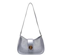 ZoraYorce Sparkly Retro Clutch Underarm Purse PU Leather Small Handbag with Zipper Trendy Hobo Cute Clutch Purse for Women Work Shopping Travel, plata, 240 x 160 x 50mm