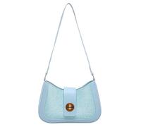 ZoraYorce Sparkly Retro Clutch Underarm Purse PU Leather Small Handbag with Zipper Trendy Hobo Cute Clutch Purse for Women Work Shopping Travel, azul, 240 x 160 x 50mm