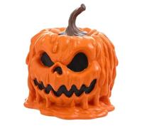 ZoraYorce Tarro de caramelo de resina de calabaza de Halloween con tapa para decoración de mesa de fiesta de Halloween