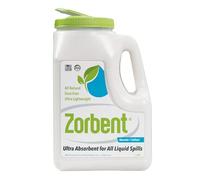 Zorbent Kit de derrames de líquidos, 16 veces más absorbente que la arcilla, vómito de grado comercial, orina, aceite, todo el polvo líquido para derrames limpia rápidamente los desastres repulsivos,
