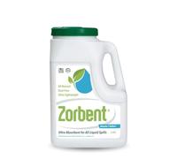 Zorbent Kit de derrames de líquidos, 16 veces más absorbente que la arcilla, vómito de grado comercial, orina, aceite, todo el polvo líquido para derrames limpia rápidamente los desastres repulsivos,
