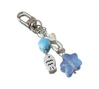ZORESCOLEO Abalorio para teléfono con diseño de estrellas de mar para mujeres que aman los estilos marinos, as the pic show, Materiales mixtos
