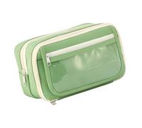 ZORESCOLEO Estuche de gran capacidad con cremallera, organizador de lápices, bolsa de lápices expandible, gran bolsa de almacenamiento para bolígrafos, como se muestra en la foto, 21.5*12.5cm