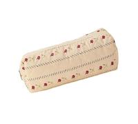 ZORESCOLEO Estuche para lápices para niños y adultos, bolsa de lápices con estampado floral, soporte suave para bolígrafos, organizador de lápices, Flores a rayas, as the pic show