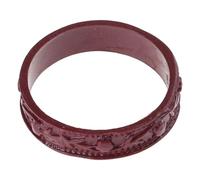 ZORESCOLEO FengShui - Anillos de cinabrio para hombres y mujeres de moda, amuleto de la suerte y riqueza para llevar buenas fortunas y prosperidad, 17, Cinabrio