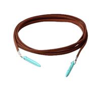 ZORESCOLEO Gargantilla de moda con dije de cuerda larga, color negro y marrón, terciopelo de cuero, joyería para mujeres y niñas, as the pic show, Cinturón de terciopelo y piedra natural