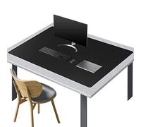 ZORESYN Alfombrilla de escritorio (170 x 90 cm) - Alfombrilla de escritorio de piel sintética con base de gamuza - Alfombrilla impermeable para mouse para juegos, alfombrilla de escritorio