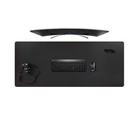 ZORESYN Almohadilla para Mouse para Juegos, 140x60cm Alfombrilla de Ratón, Alfombrilla de Escritorio de Oficina, Impermeable - Negro