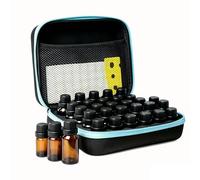ZORETCO Estuche organizador de almacenamiento de aceites esenciales, caja de aceites esenciales con capacidad para 30 botellas de 5 ml, 15 ml, bolsa organizadora de viaje para doTERRA y Young Living