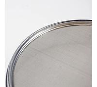 zorfar 1 Fije la tapa + abajo + Test SIVE DIA 20 CM CUBIERTE GALVANIZADA Y CONTENEDOR for LA INSPECCIÓN DE MUESTRÁS DE LABORATORIO PHARRACOPEA SIVE(80 mesh(0.2mm))