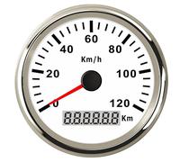 zorfar 120km/h Di 200km/h GPS Tachimetro Del Calibro Di 85 MILLIMETRI Auto Misuratore Di Velocità Con Il GPS Antenna Rosso Retroilluminazione Fit Per Il Camion Barca Marine(120kmh WS)