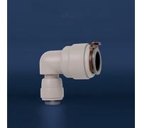 zorfar Accesorios de tubería POM, conector recto/codo/T/Y for tubería de 1/2", sistema de filtro de agua RO 1 Uds.(12.7-6.35mm-Elbow)