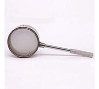 zorfar DIA 55MM Altura 28mm 100 150 200 25 250 300 400 Malla de célula de célula de acero inoxidable de malla Tamiz de prueba estándar con asa(150 mesh)