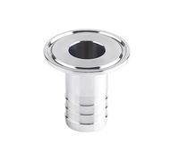 zorfar Espiga for manguera de 12,7-108mm x 0,5 "0,75" 1 "1,5" Tri abrazadera SUS304 conector de montaje de tubería de acero inoxidable Homebrew 1 Uds(8mm Barb,K25.4mm(0.5 Inch TC))